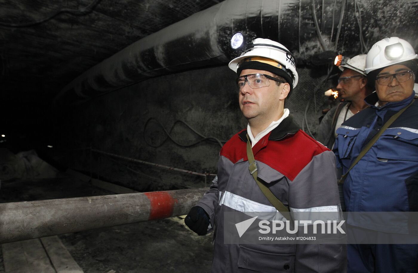 Dmitry Medvedev's working visit to Siberia. Kuznetsk basin