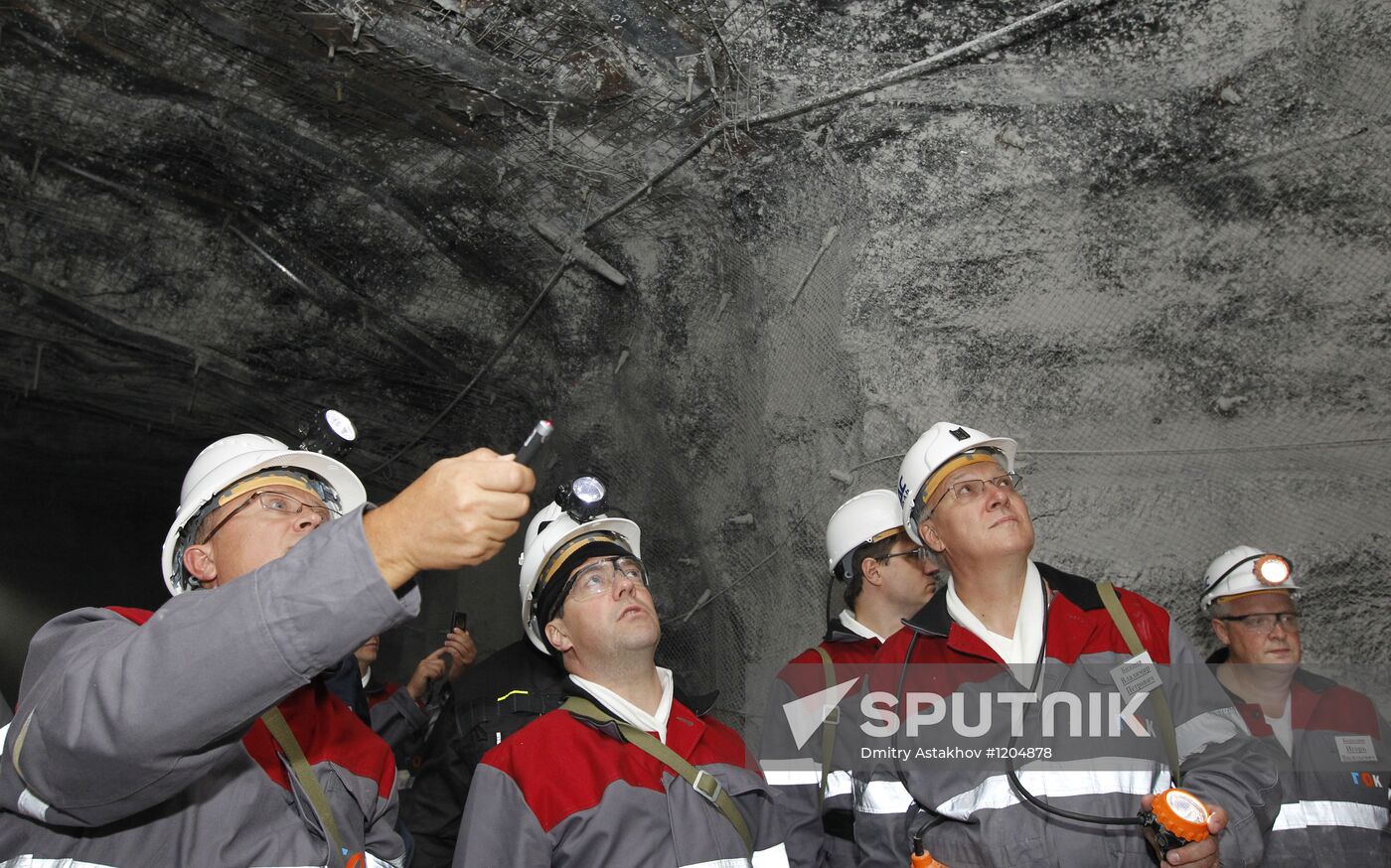 Dmitry Medvedev's working visit to Siberia. Kuzbass
