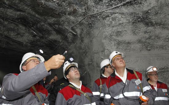 Dmitry Medvedev's working visit to Siberia. Kuzbass