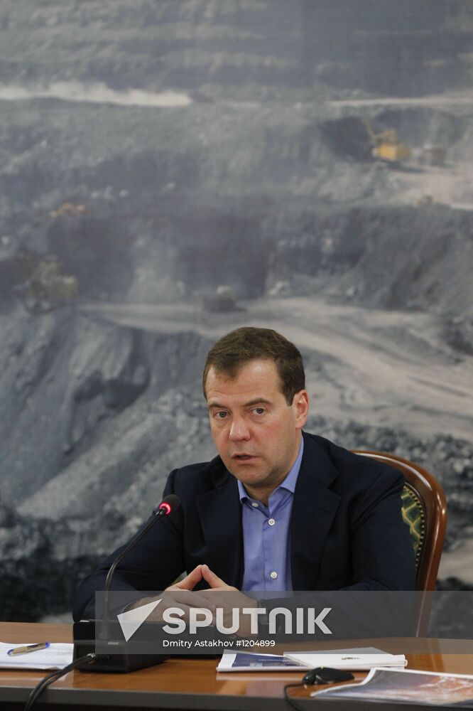 Dmitry Medvedev's working visit to Siberia. Day two