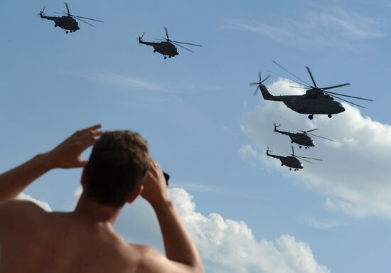 Air Force crews rehearse for Common Sky event