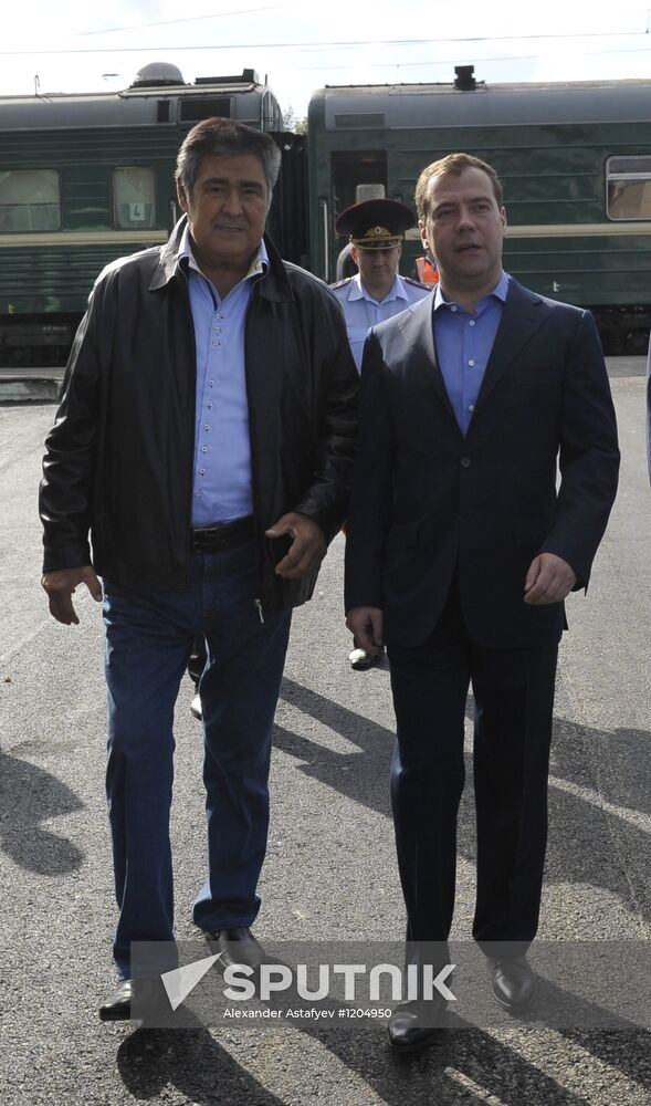 Dmitry Medvedev's working visit to Siberia. Day Two