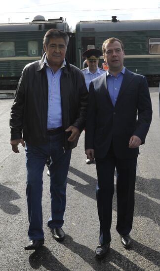 Dmitry Medvedev's working visit to Siberia. Day Two