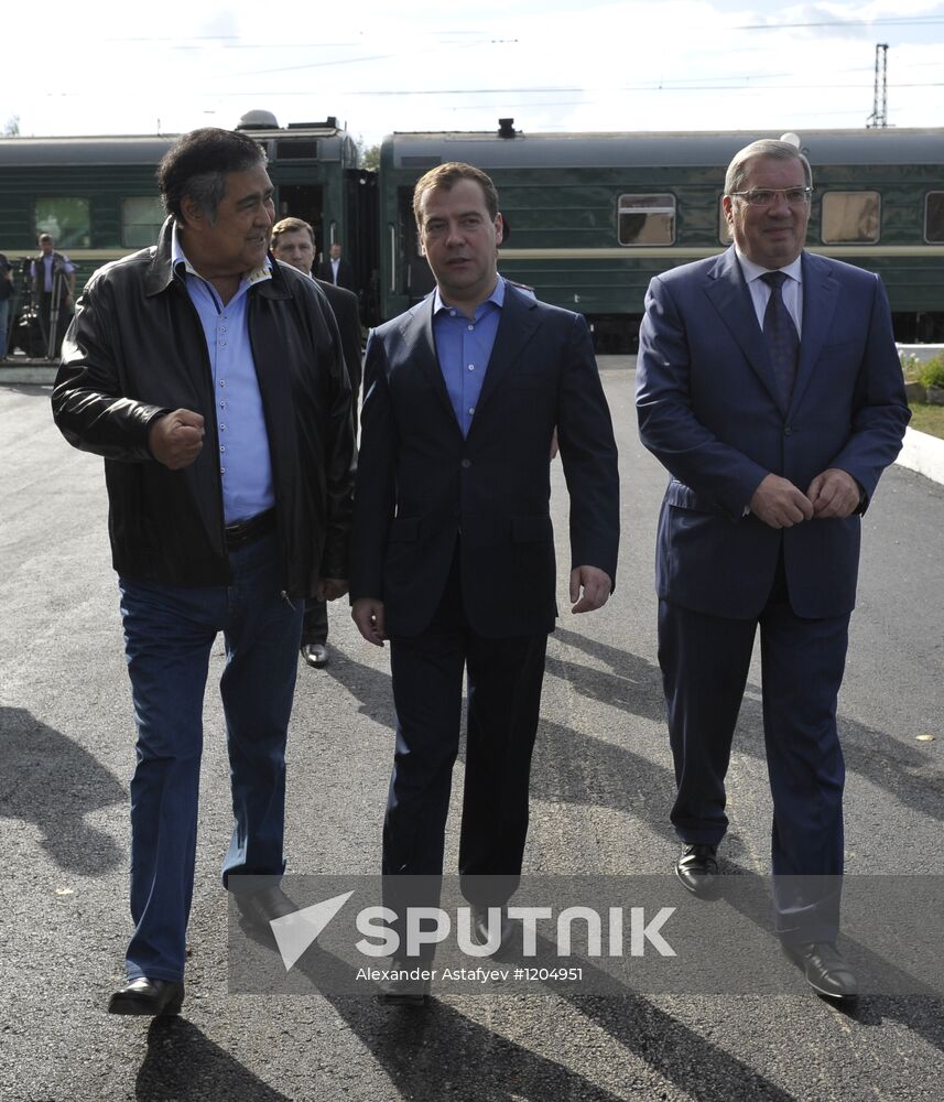 Dmitry Medvedev's working visit to Siberia. Day Two