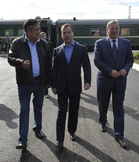 Dmitry Medvedev's working visit to Siberia. Day Two