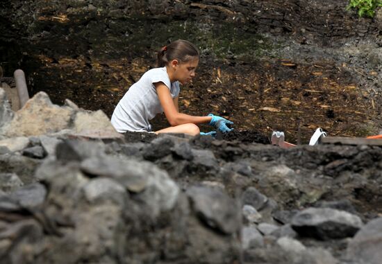 Troitsky Pit archaeological excavation site
