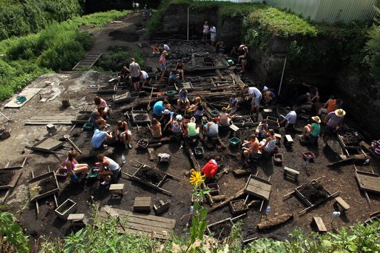Troitsky Pit archaeological excavation site