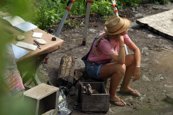 Troitsky Pit archaeological excavation site