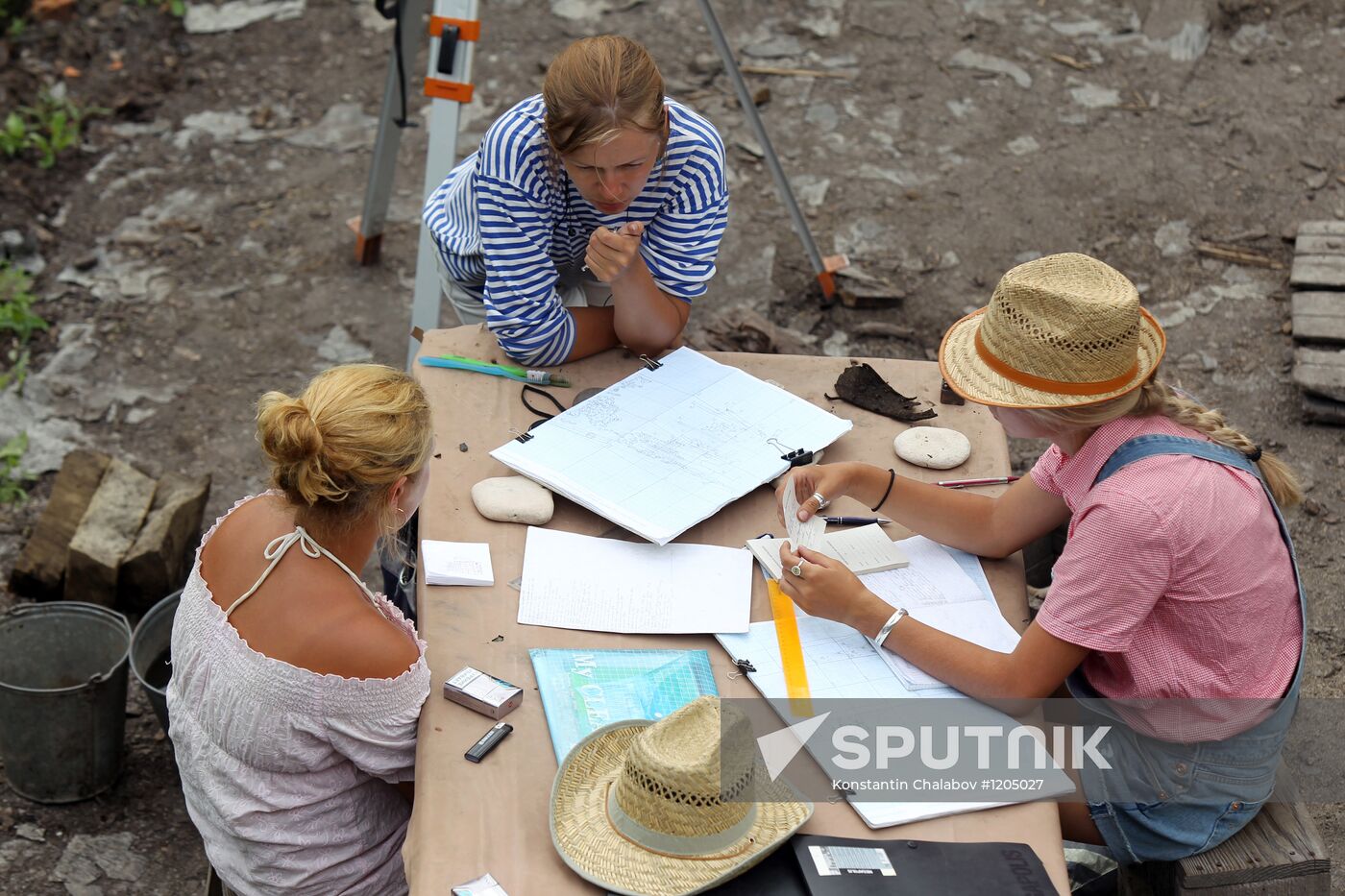 Troitsky Pit archaeological excavation site