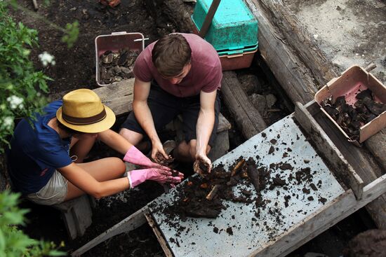 Troitsky Pit archaeological excavation site