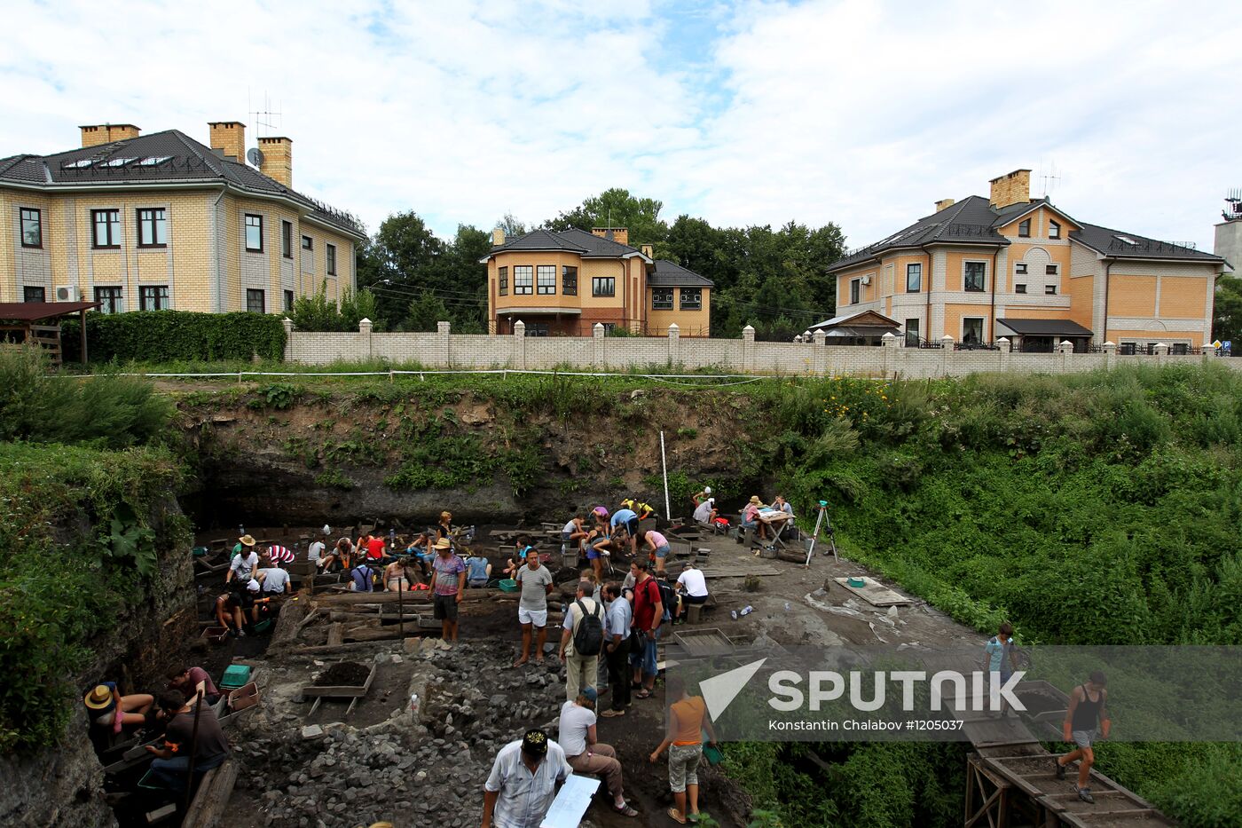 Troitsky Pit archaeological excavation site