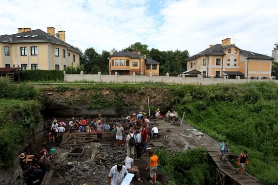 Troitsky Pit archaeological excavation site