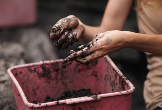 Troitsky Pit archaeological excavation site