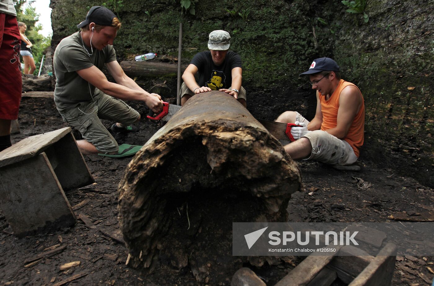 Troitsky Pit archaeological excavation site