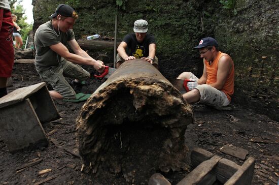 Troitsky Pit archaeological excavation site