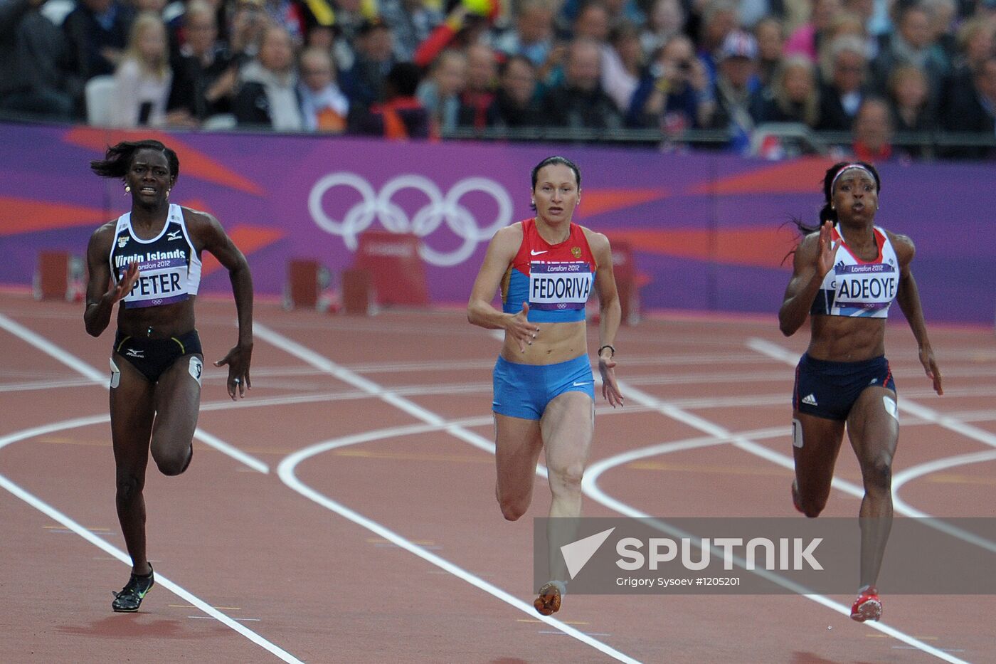 Olympics 2012 Athletics. Day Four. Evening session