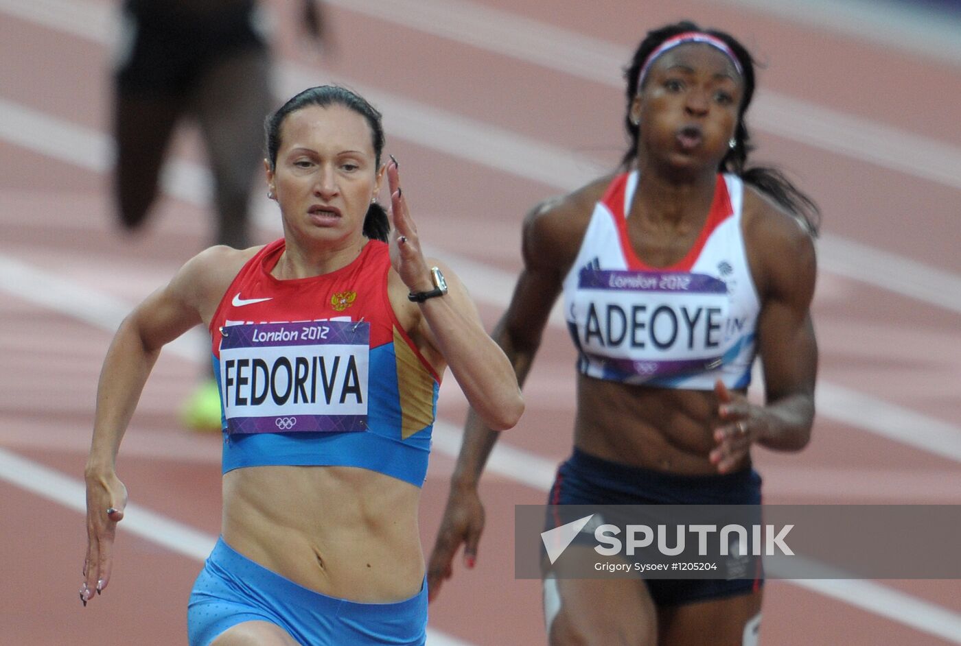Olympics 2012 Athletics. Day Four. Evening session