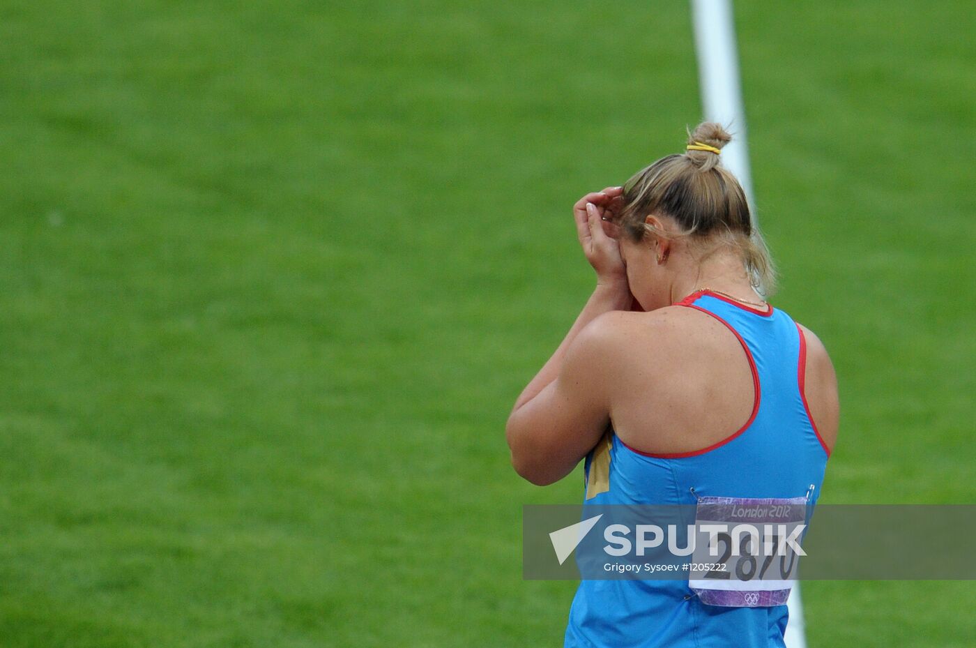 Olympics 2012 Athletics. Day Four. Evening session