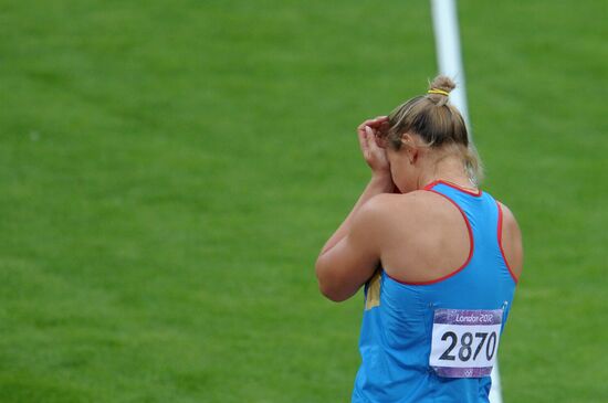 Olympics 2012 Athletics. Day Four. Evening session
