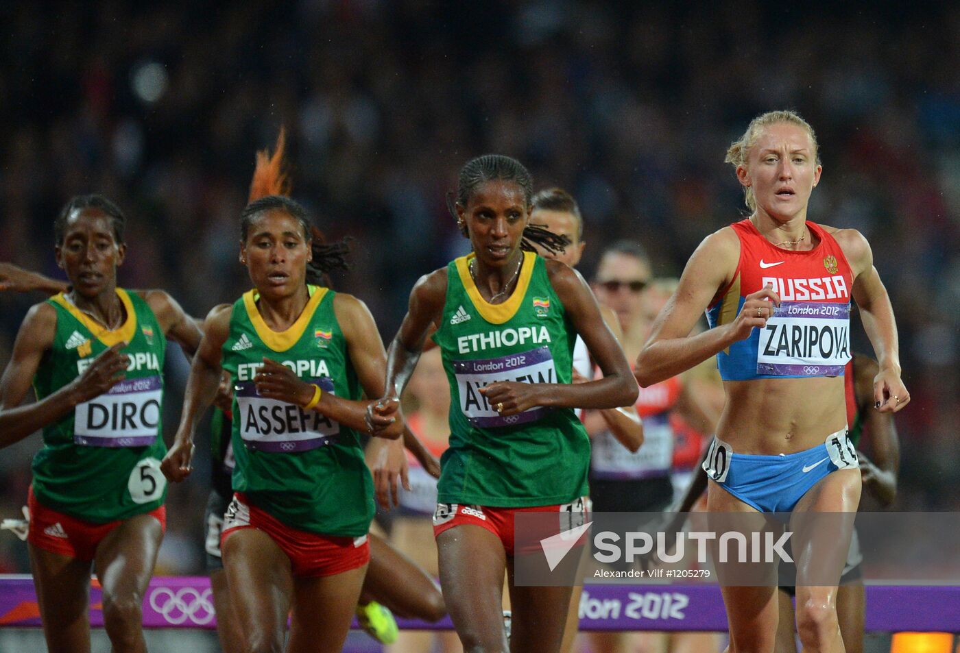 Olympics 2012 Athletics. Day Four. Evening session