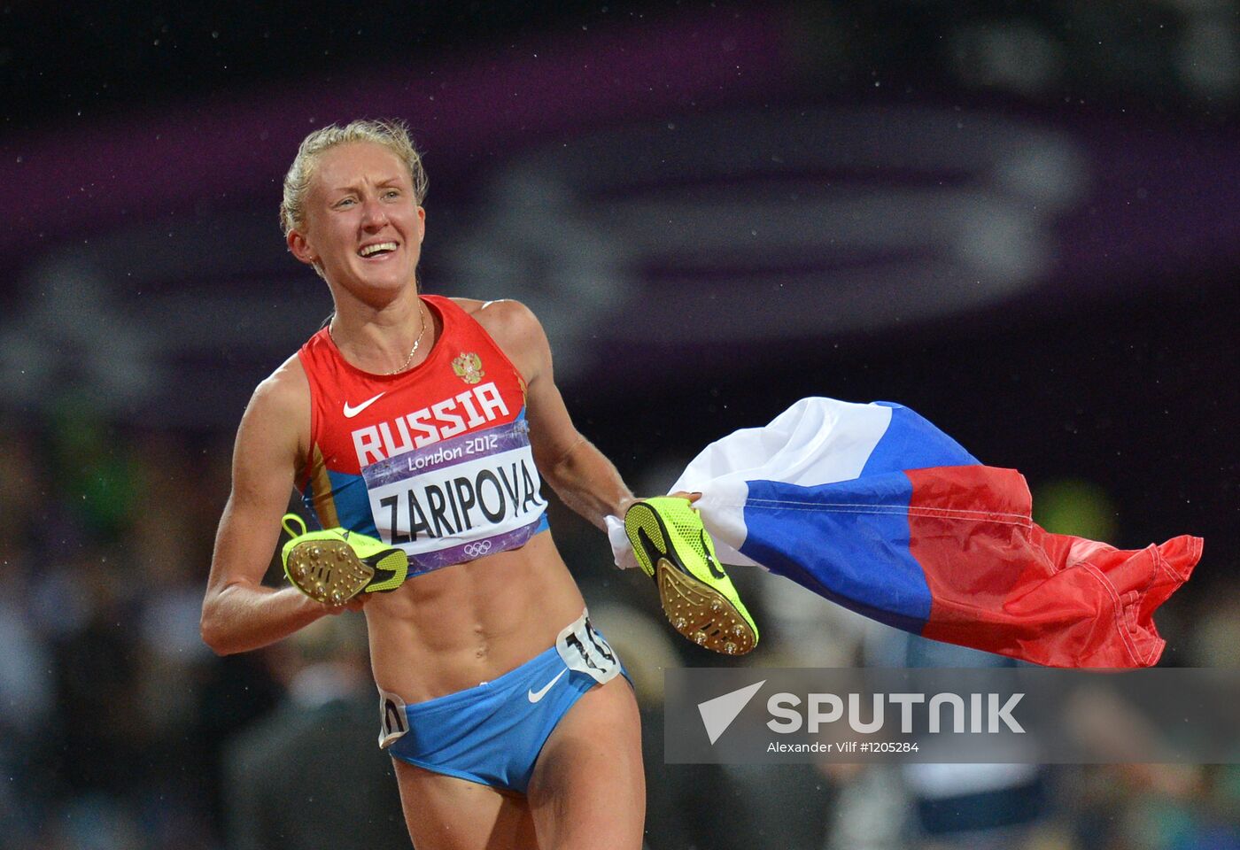 Olympics 2012 Athletics. Day Four. Evening session