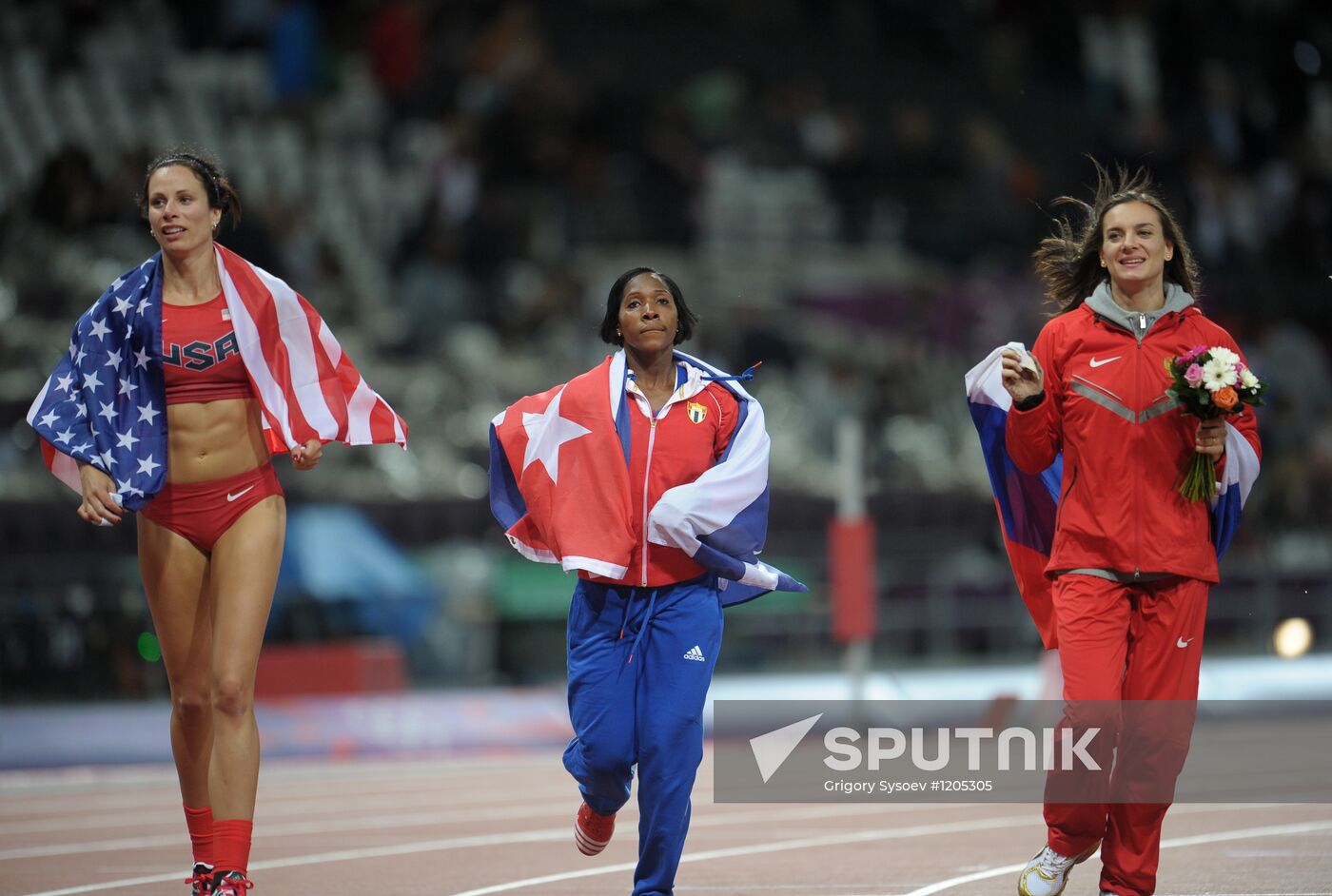 Olympics 2012 Athletics. Day 4. Evening session