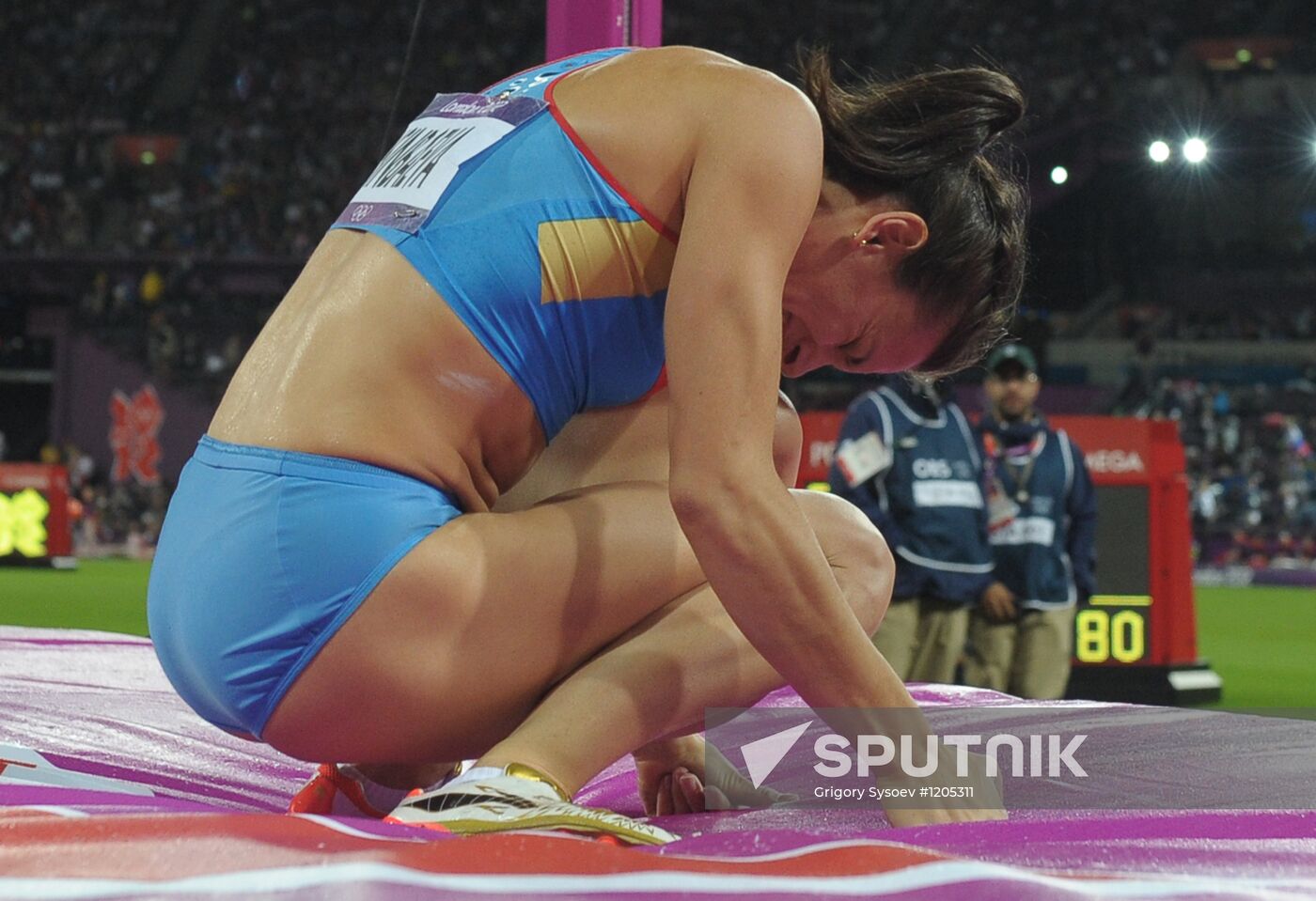 Olympics 2012 Athletics. Day 4. Evening session