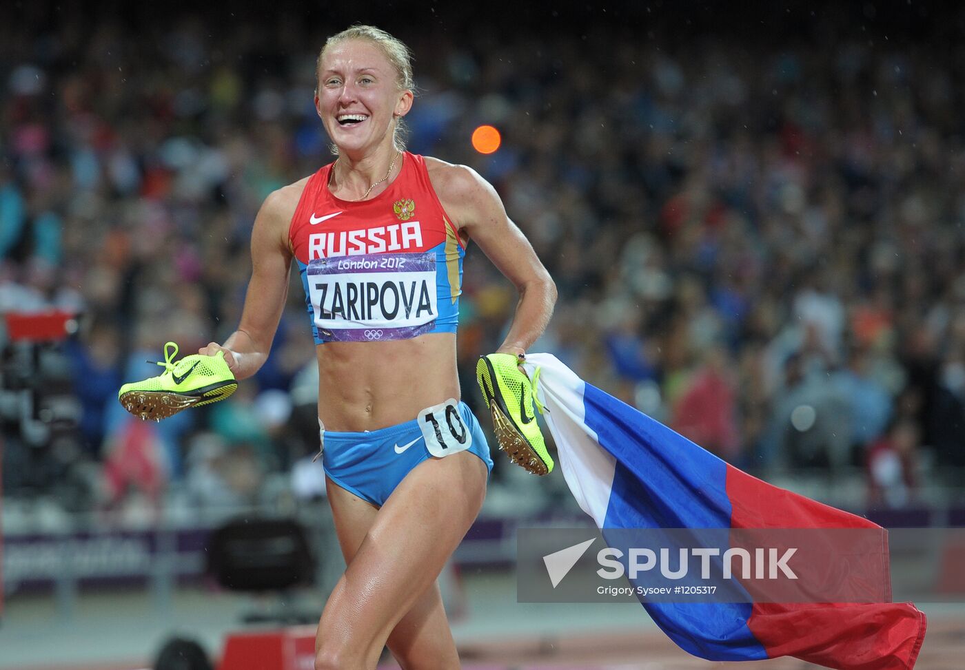 Olympics 2012 Athletics. Day 4. Evening session