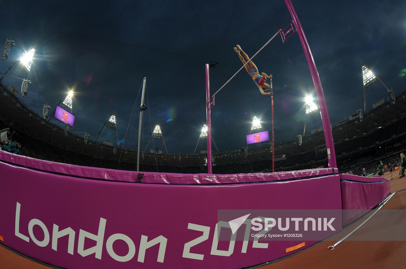 Olympics 2012 Athletics. Day 4. Evening session