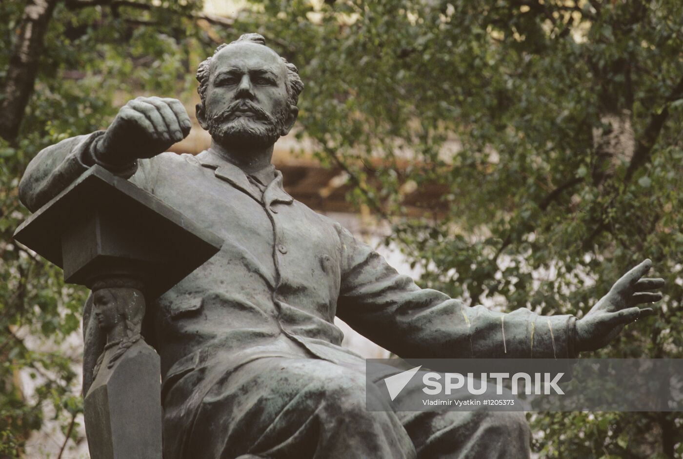 Monument to composer Pyotr Tchaikovsky