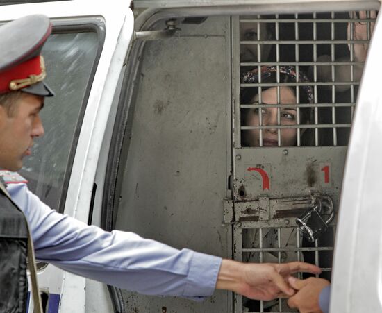 Pussy Riot under trial