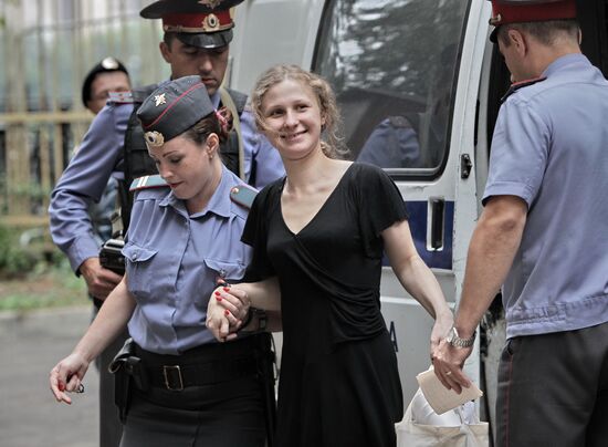 Pussy Riot under trial
