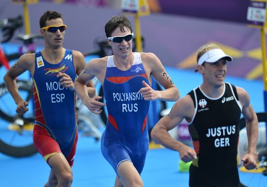 2012 Olympics. Men's Triathlon