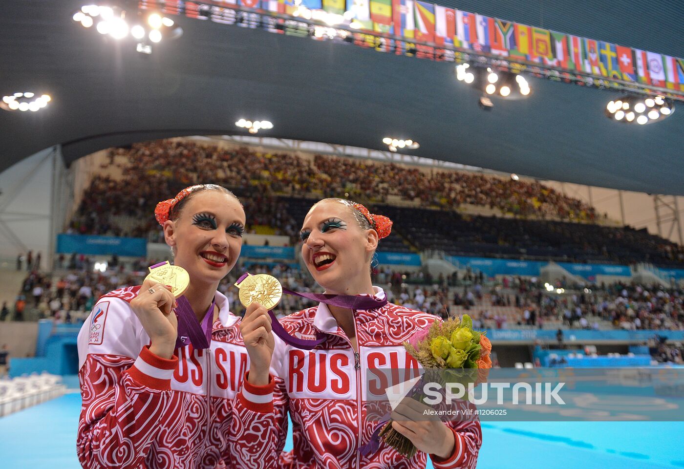 2012 Olympics. Synchronized Swimming Duet Finals