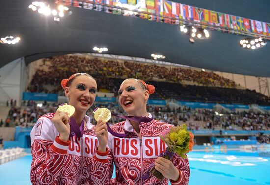 2012 Olympics. Synchronized Swimming Duet Finals