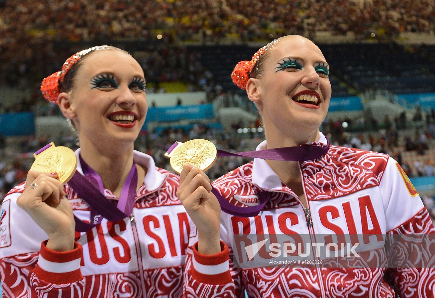 2012 Olympics. Synchronized Swimming Duet Finals