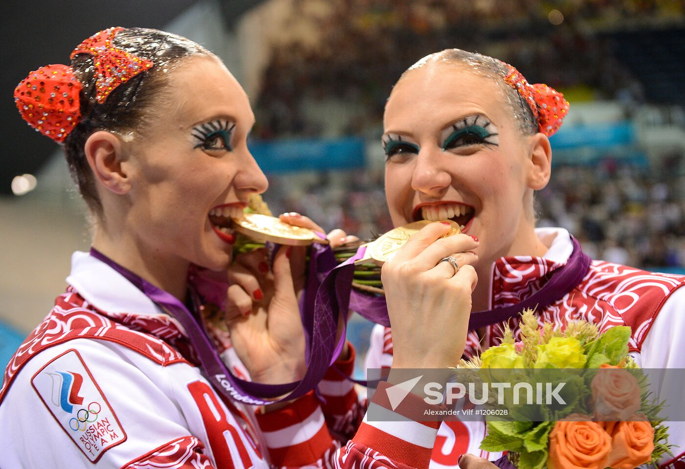 2012 Olympics. Synchronized Swimming Duet Finals