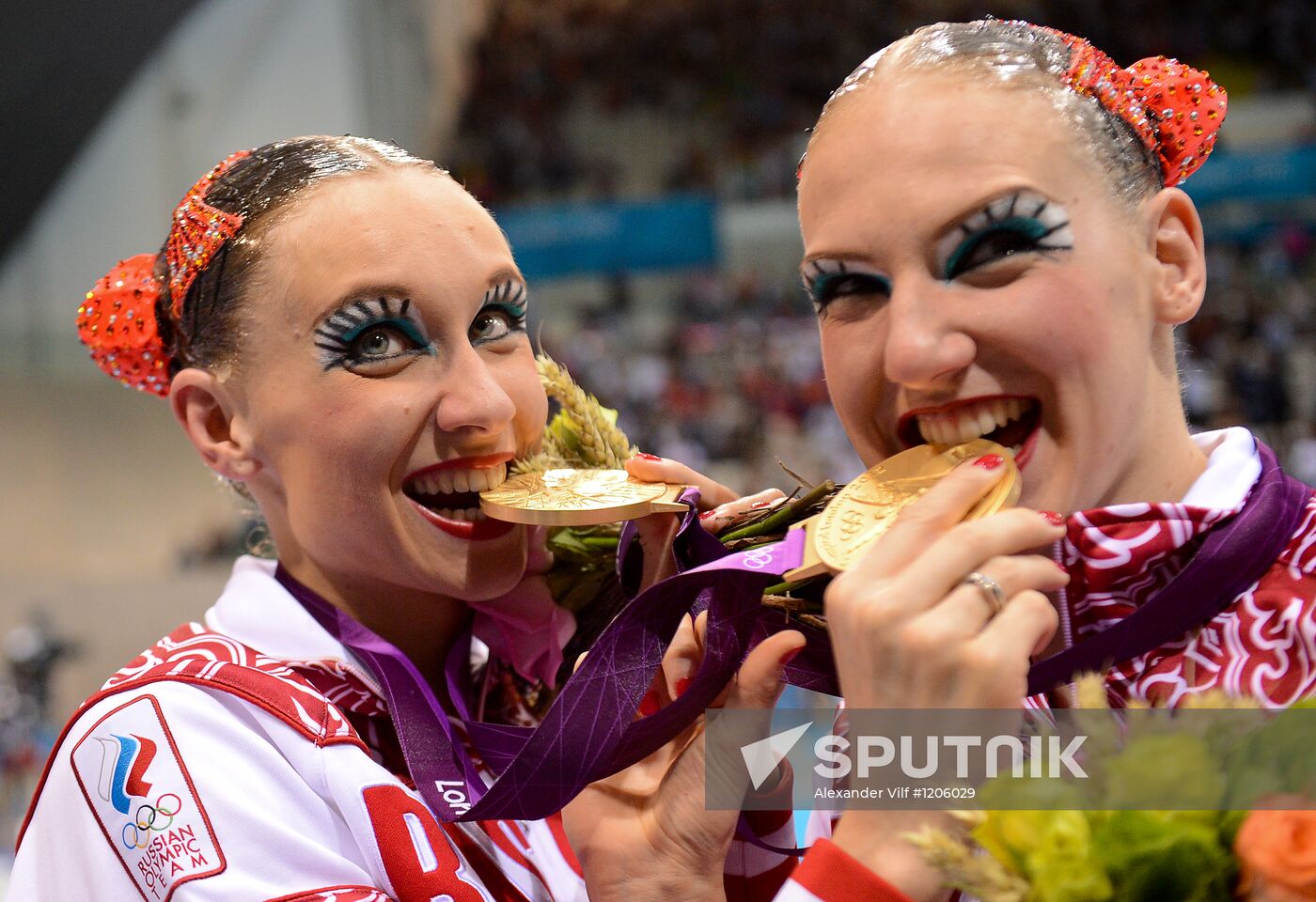 2012 Olympics. Synchronized Swimming Duet Finals