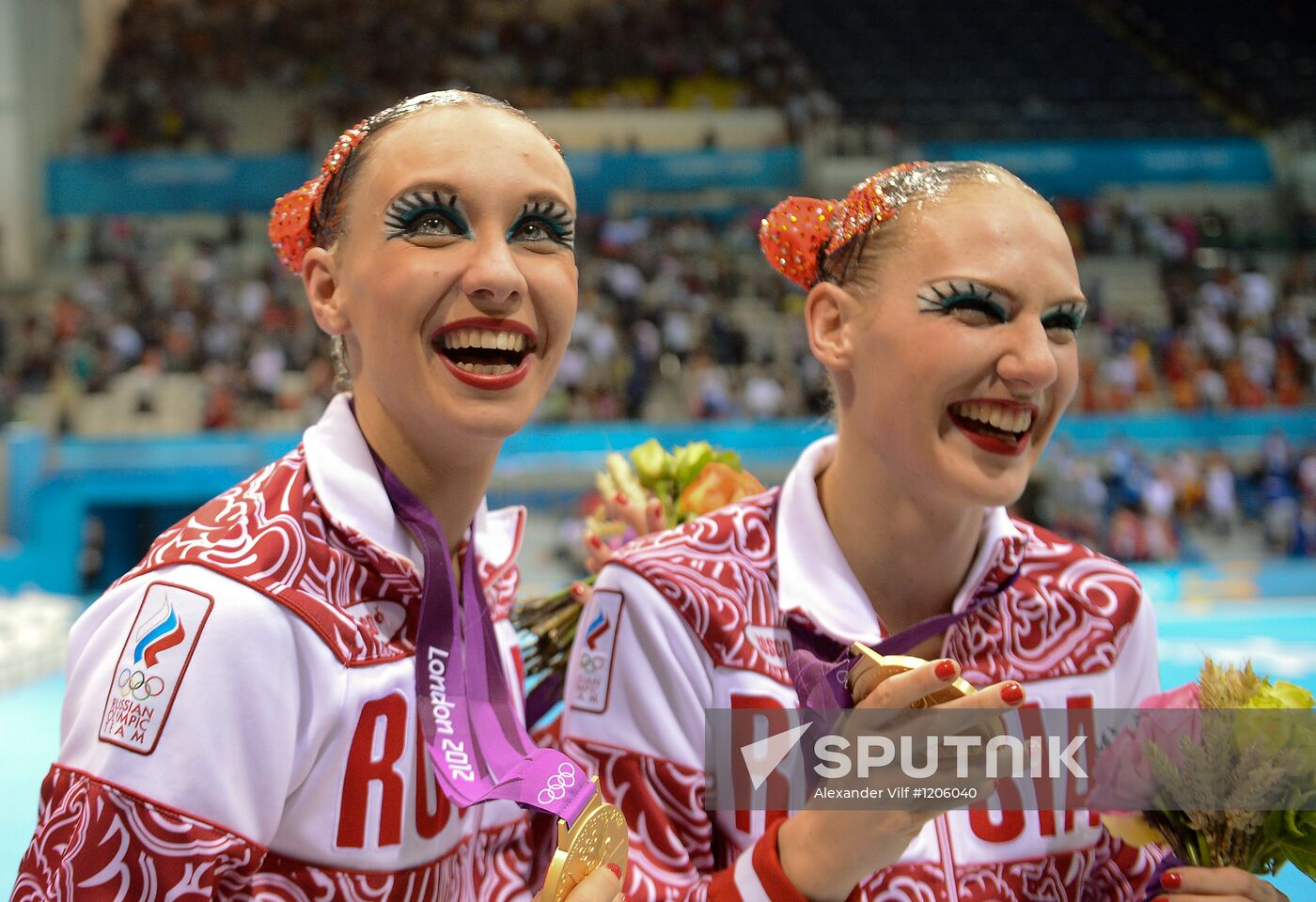 2012 Olympics. Synchronized Swimming Duet Finals