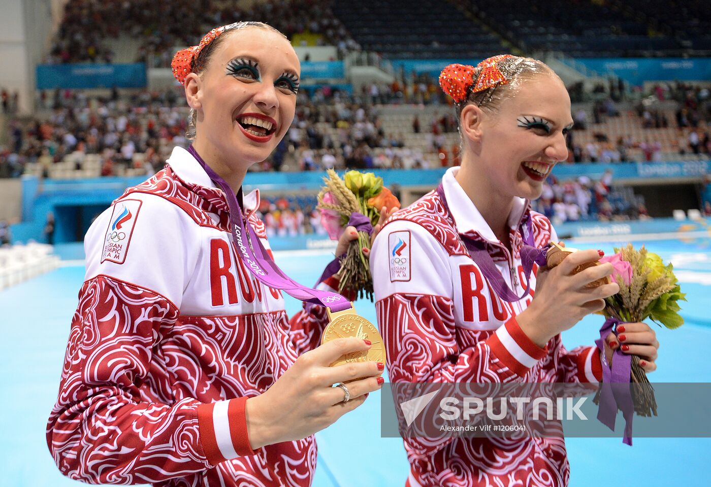 2012 Olympics. Synchronized Swimming Duet Finals