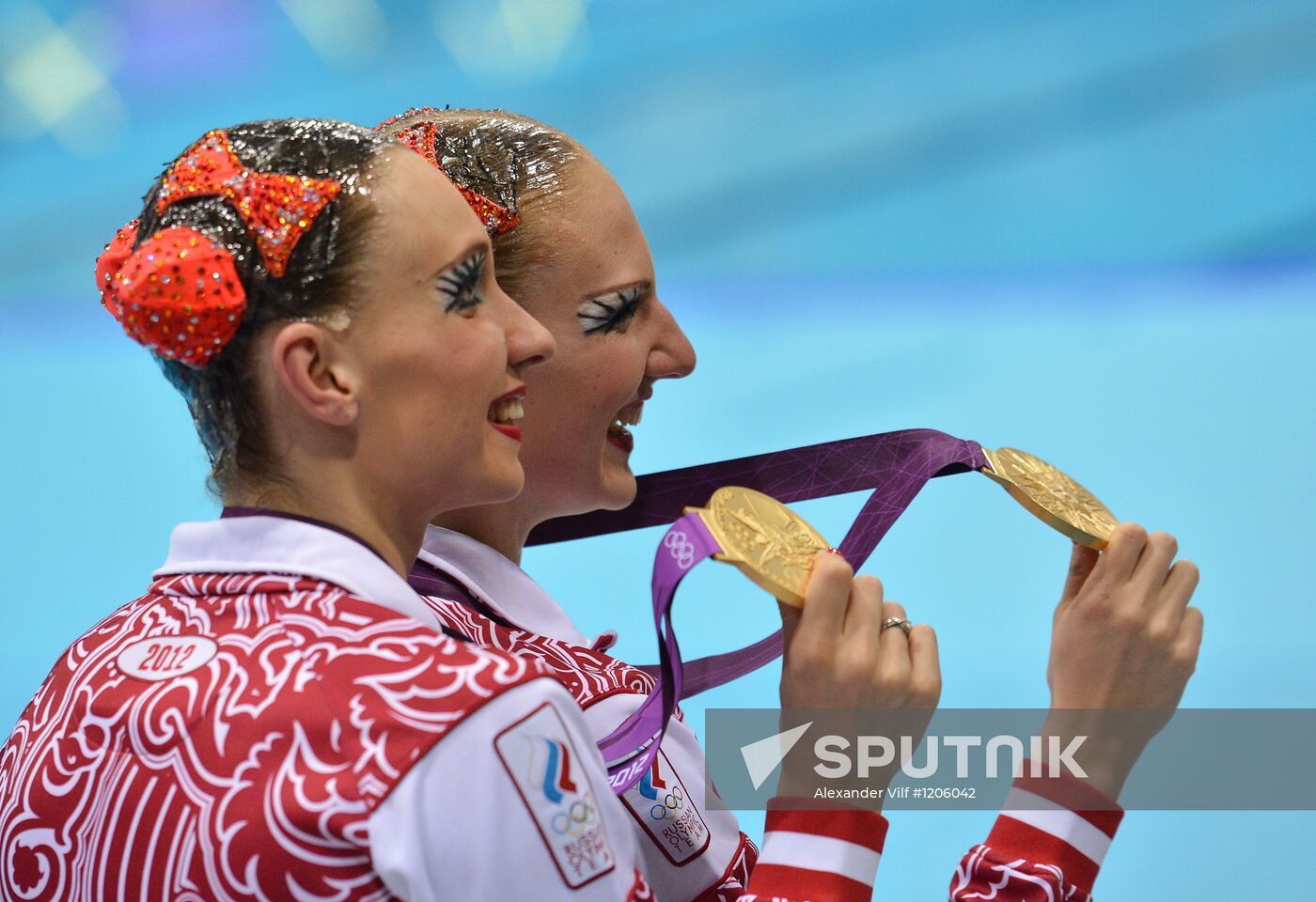 2012 Olympics. Synchronized Swimming Duet Finals