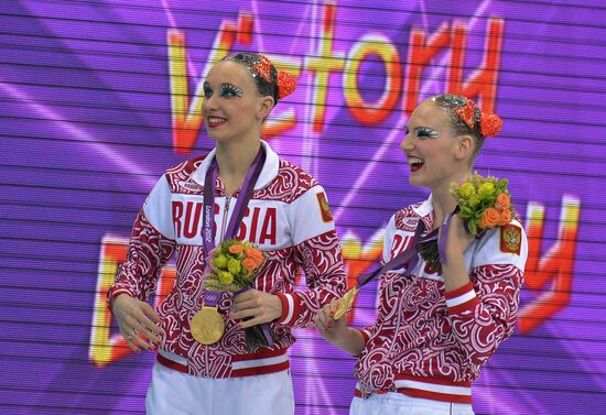 2012 Olympics. Synchronized Swimming Duet Finals