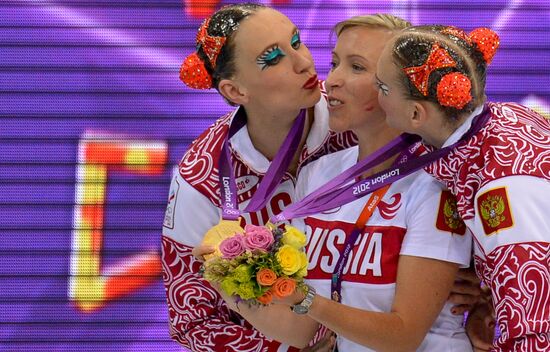 2012 Olympics. Synchronized Swimming Duet Finals
