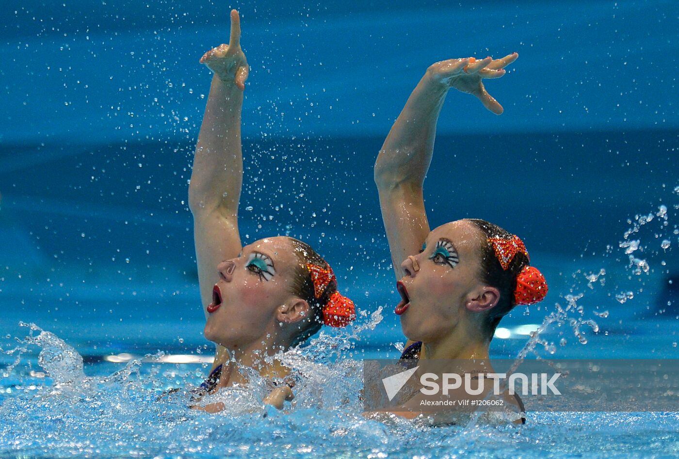 2012 Olympics. Synchronized Swimming Duet Finals