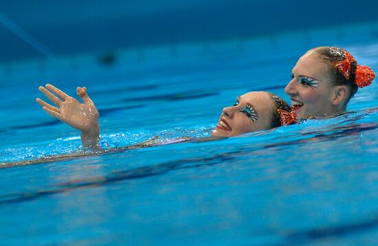 2012 Olympics. Synchronized Swimming Duet Finals
