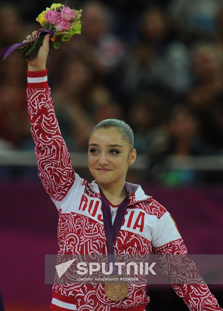 2012 Olympics. Women's Gymnastics. Floor exercises