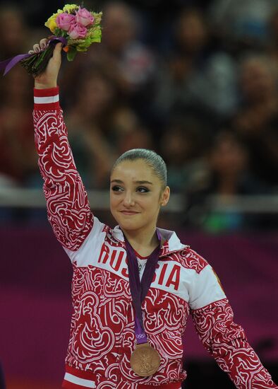 2012 Olympics. Women's Gymnastics. Floor exercises