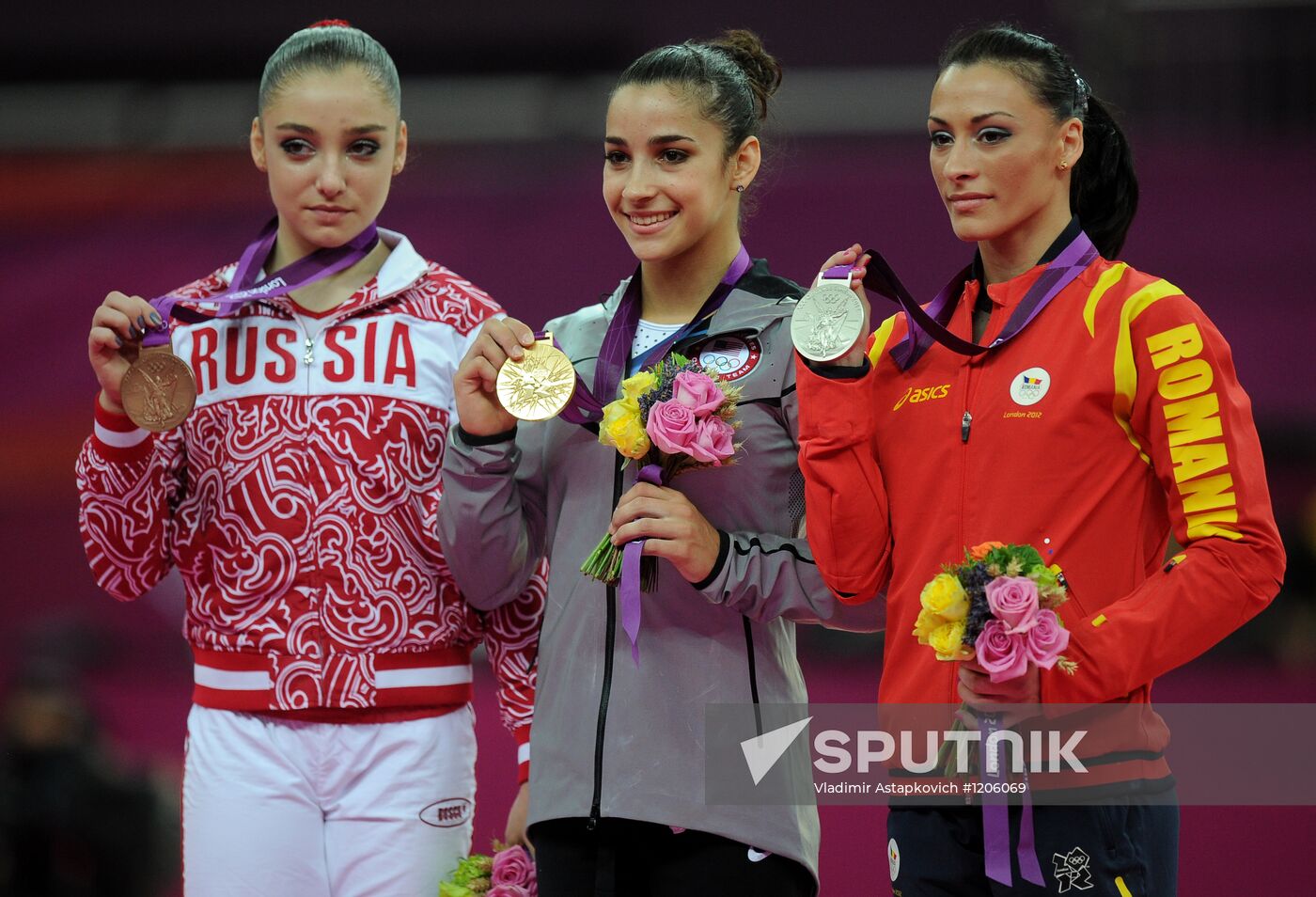 2012 Olympics. Women's Gymnastics. Floor exercises