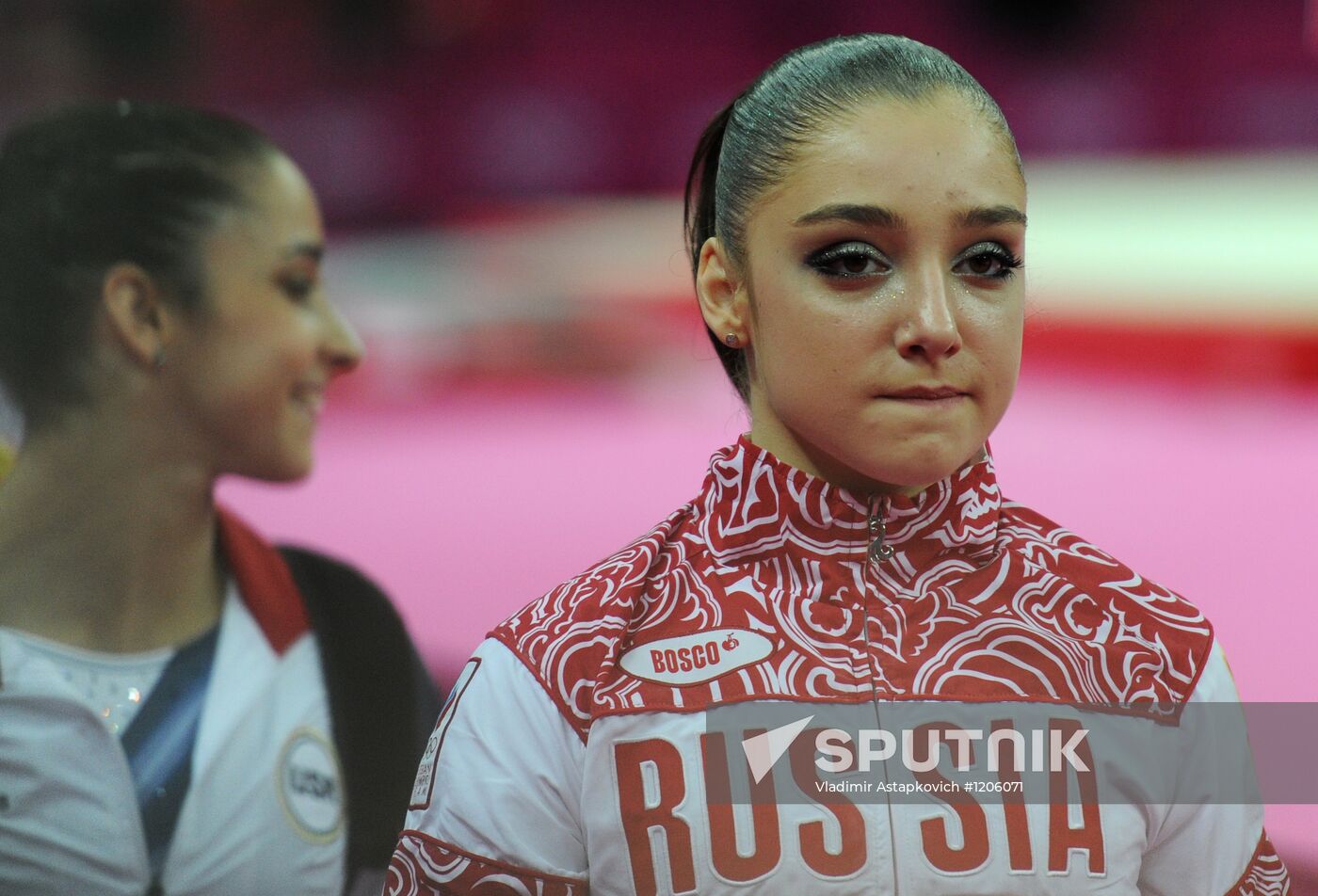 2012 Olympics. Women's Gymnastics. Floor exercises