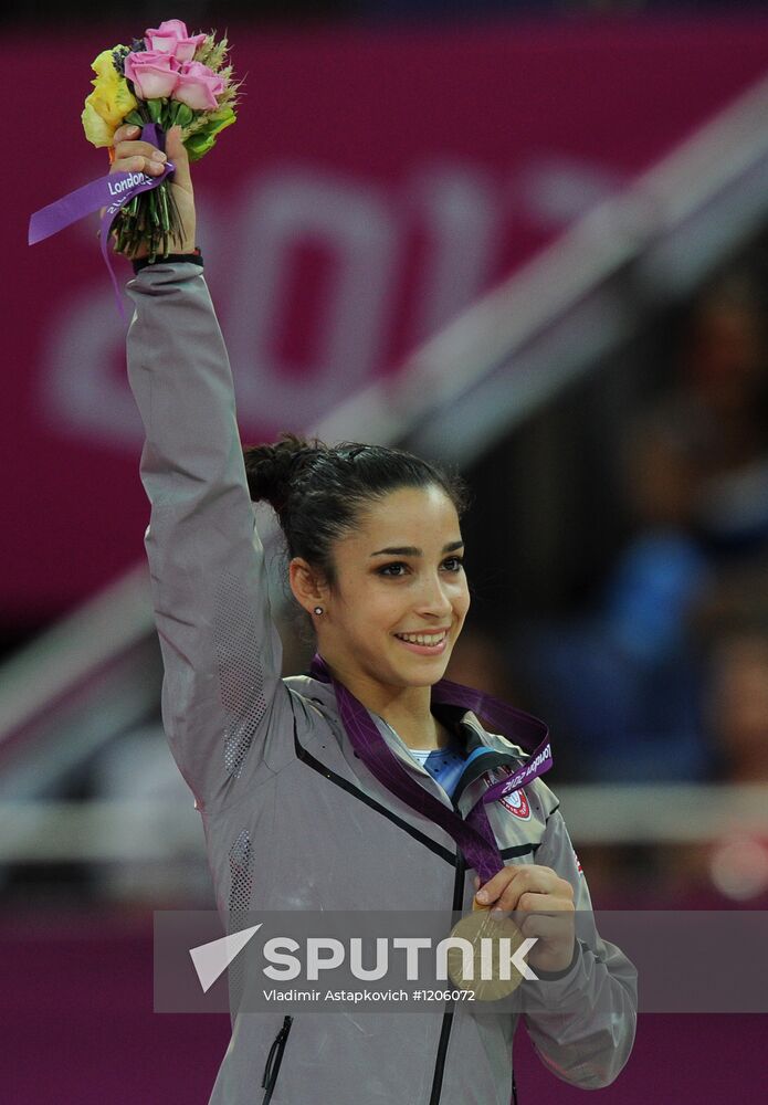 2012 Olympics. Women's Gymnastics. Floor exercises